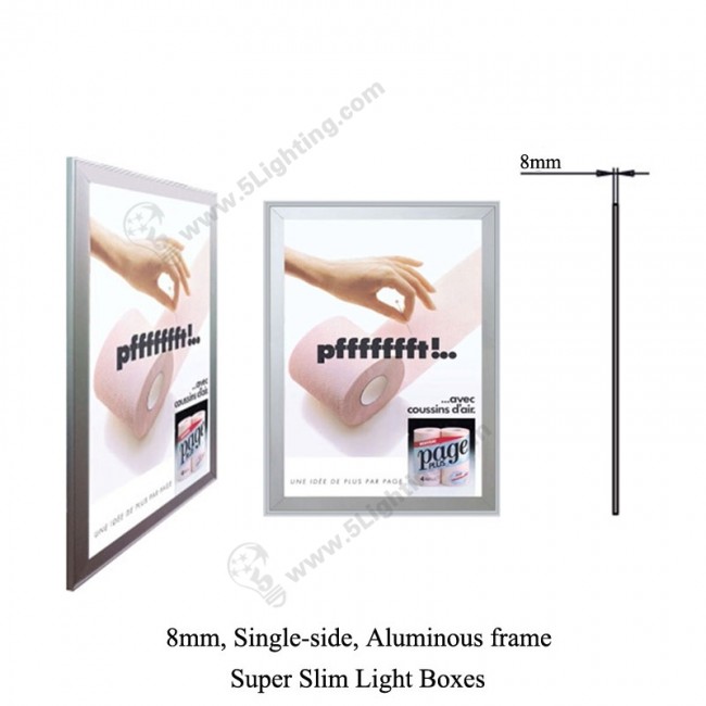 Super Slim Light Boxes Single Side 8mm - 1 Super Slim Light Boxes Single Side 8mm - 1