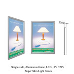 Super Slim Light Boxes Single Side Aluminous - 1