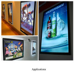 Super Slim Light Boxes Single Side New Magnetic type - Applications