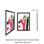 Super Slim Light Boxes Single Side New Magnetic type - 1