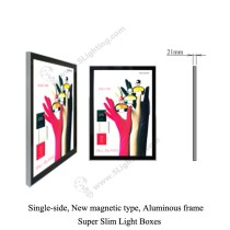 Super Slim Light Boxes Single Side New Magnetic type - 1