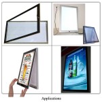 Super Slim Light Boxes Single Side Waterproof - Applications