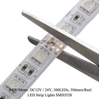 LED Strip Lights SMD 3528 300LEDs - Cutting Way