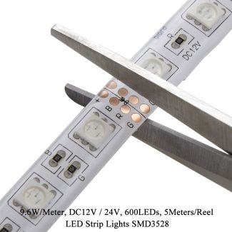 LED Strip Lights SMD 3528 600LEDs - Cutting Methods