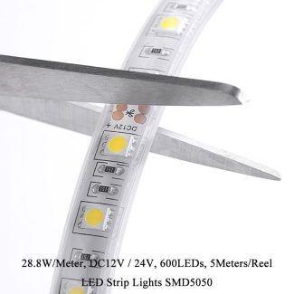 LED Strip Lights SMD 5050 600LEDs - Cutting Methods