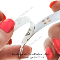 SMD 3528 Dual Color LED Strip Lights - nstallation