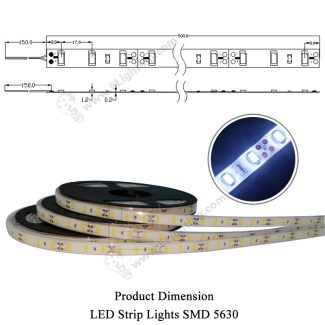 SMD 5630 Samsung LED Strip - Product Dimension