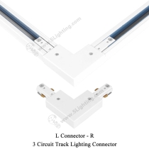 3 Circuit Track Lighting Connector - 5