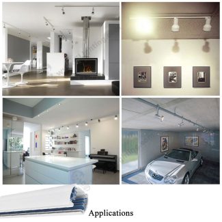 4 Circuit Track Lighting Parts – Round Shape - Applications