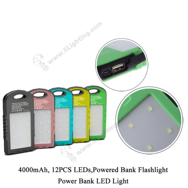 Power Bank LED Light 5L-4000B - 1 Power Bank LED Light 5L-4000B - 1