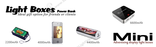 Power Bank Light Boxes Banner - 1