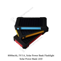 Solar Power Bank LED 5L-8000 - 6