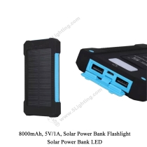 Solar Power Bank LED 5L-8000 - Detail