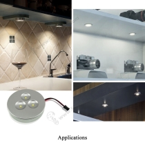 LED Cabinet Puck Lights 3W - Applications