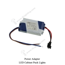 LED Cabinet Puck Lights 3W - Power Adapter