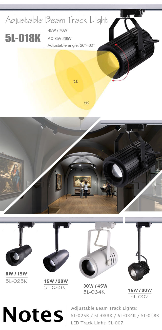Ajustable Beam Track Light Ajustable Beam Track Light