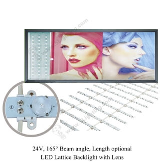 LED Lattice Backlight with Lens - 1