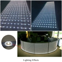 LED Lattice Backlight with Lens - Lighting Effects