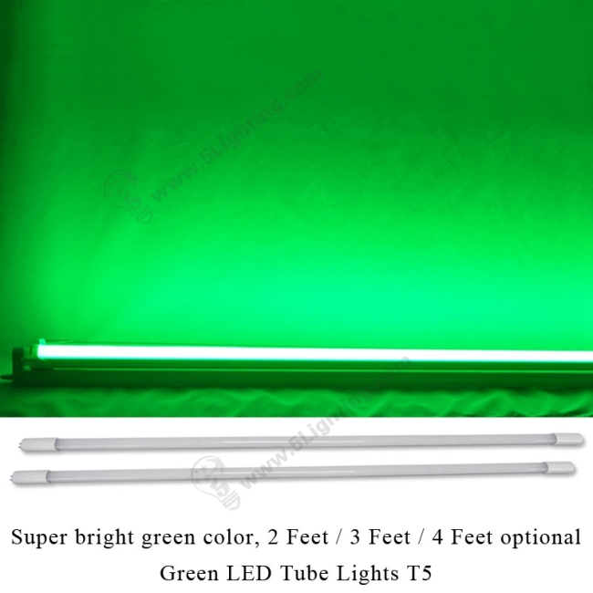 Green LED Tube Lights T5 - 1 Green LED Tube Lights T5 - 1