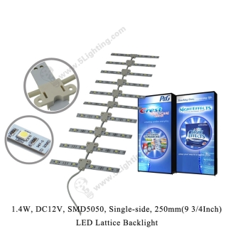 LED Lattice Backlight SMD 5050 Single side 250mm - 1