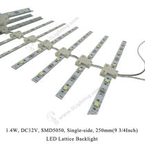 LED Lattice Backlight SMD 5050 Single side 250mm - details - 1