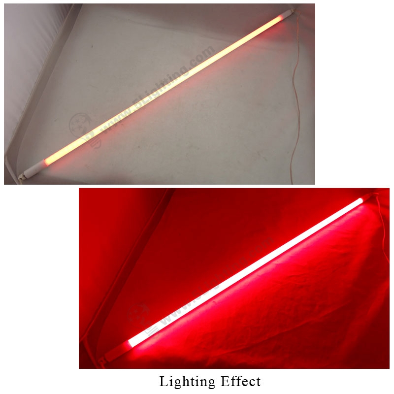 Red led tube lights t5, red color LED tube light t5 rgb.