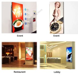 LED Sign Screen Wall Mounting - Applications