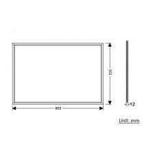 LED Panel Lights 1×2 - Dimension