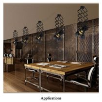 Ceiling Track Rail Lighting Accordion Pantograph - Applications