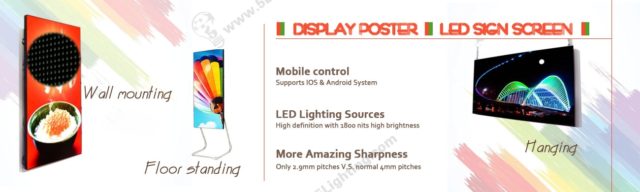 LED Sign Screen Display Poster Series