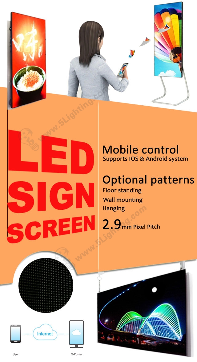 LED Sign Screen Display Poster Series