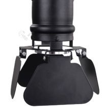 Track Lighting with Barn Doors - 50W - 6