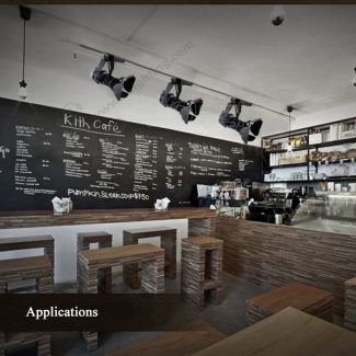 Track Lighting with Barn Doors - 50W - Applications - 3