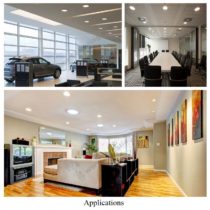 UL LED Downlight - 4 inch - Applications