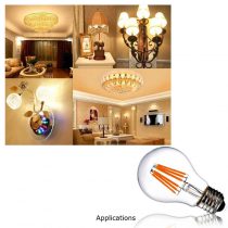 Dimmable Filament LED Globe Bulbs 6w - applications - 2