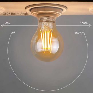 Dimmable Filament LED Globe Bulbs 6w - lighting effects - 1