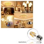 Dimmable Filament LED Globe Bulbs 8w - Applications - 2