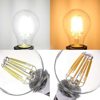 Dimmable Filament LED Globe Bulbs 8w - lighting effects - 2