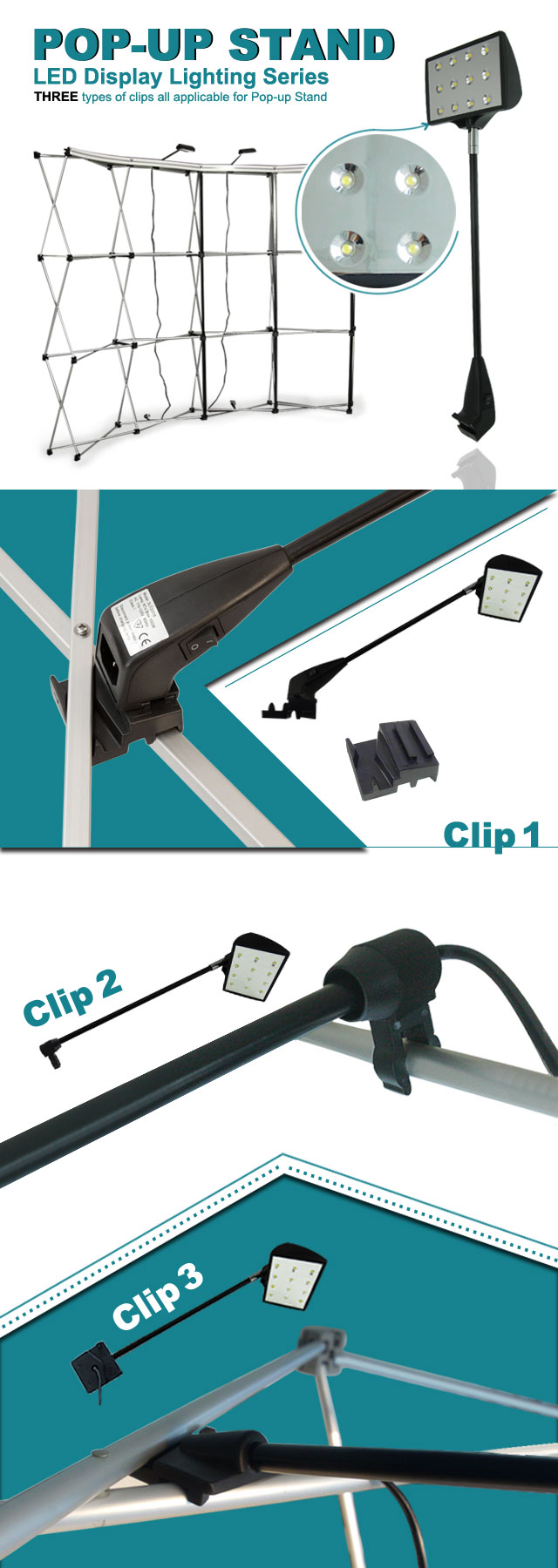 pop-up stand led display lighting series pop-up stand led display lighting series