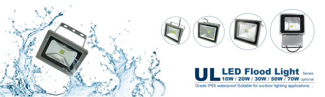 ul led flood light waterproof outdoor lighting