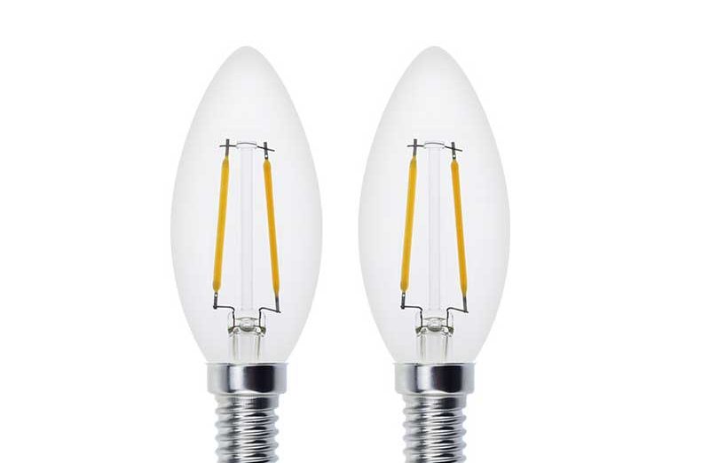 Dimmable Filament LED Candle 2w - b10 - 1