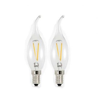 Dimmable Filament LED Candle 2w ca10 - 1