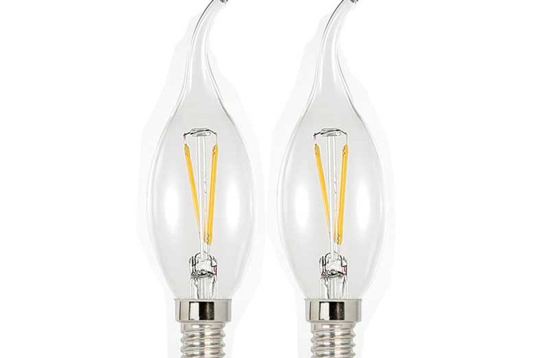 Dimmable Filament LED Candle 2w ca10 - 1