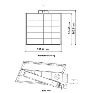 Solar Street Lights 25W - Kite shape - 3