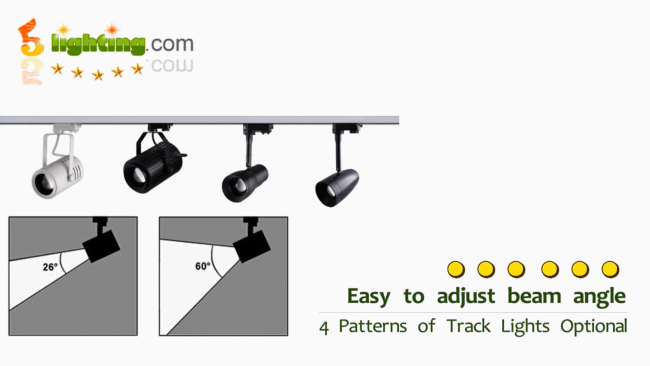 Adjustable Track Lights - 2 Adjustable Track Lights - 2