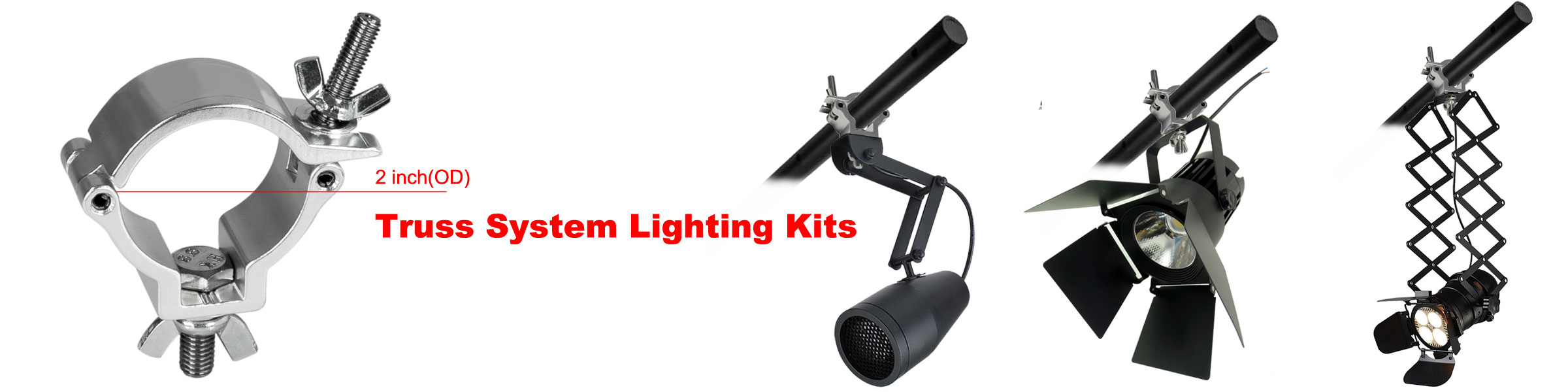 Truss system lighting kits