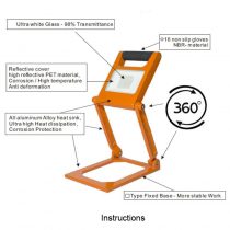 Portable LED Flood Light 15W - instructions - 1