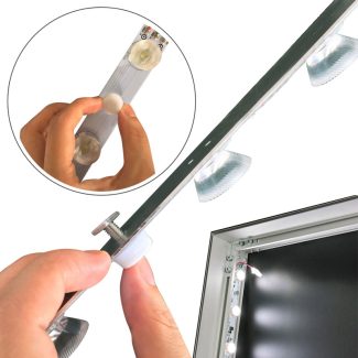 Edge Lit LED Modules - 470mm - installation