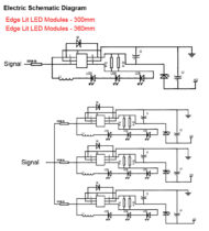 Edge Lit LED Modules - electric-schematic-diagram