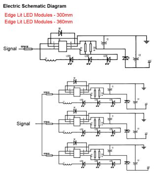 Edge Lit LED Modules - electric-schematic-diagram